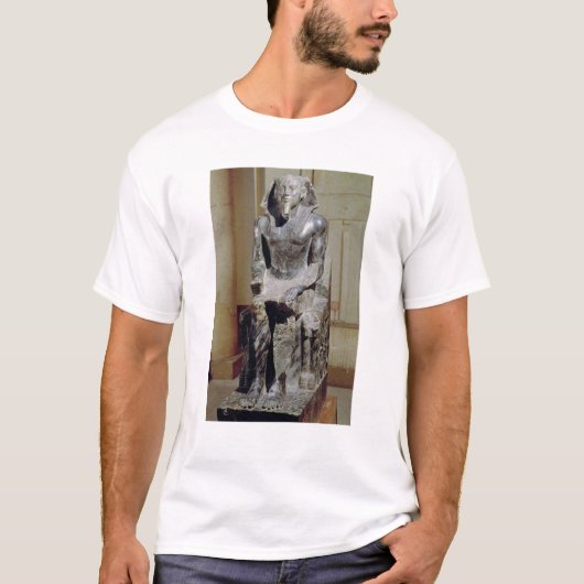 Khafreの彫像 Tシャツ (正面)