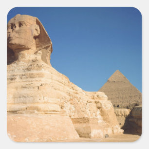Khafre、ギーザのスフィンクスそしてピラミッド スクエアシール