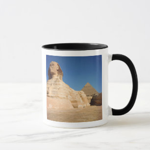 Khafre、ギーザのスフィンクスそしてピラミッド マグカップ