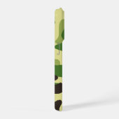 Khaki camouflage pattern iPhoneケース (右側面)