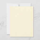 Khaki Color Professional Modern Plain Minimalist ノートカード (裏面)