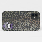 Khaki Leopard Dokuro-Chan Case-Mate iPhoneケース (裏面(横))