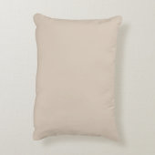 Khaki Solid Color, Cushion, Modern, Simple, Elegan アクセントクッション (裏面(縦))