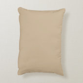 Khaki Solid Color, Cushion, Simple, Modern, Netral アクセントクッション (裏面(縦))