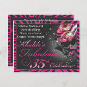 Khalilaのすてきな第35 招待状 (正面/裏面)