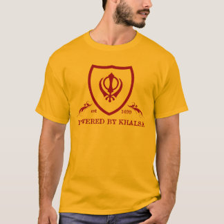 Khalsa -オレンジTシャツ Tシャツ