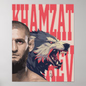 Khamzat Borz Chimaev Poster ポスター (正面)