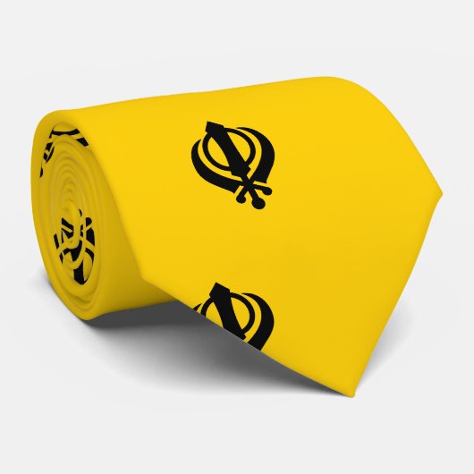 Khandaのシク教 ネクタイ (ロール)