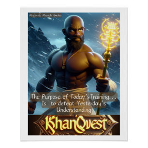 Khanqwestモチベーション – 今日のトレーニングの目的 ポスター