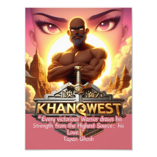 Khanqwest – 彼の愛 フォトプリント            (正面)