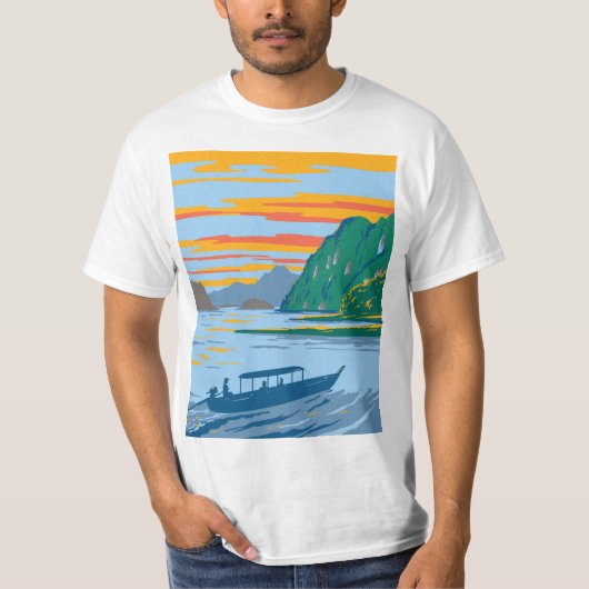 Khao Sok National Park in Surat Thani Thailand WPA Tシャツ (正面)