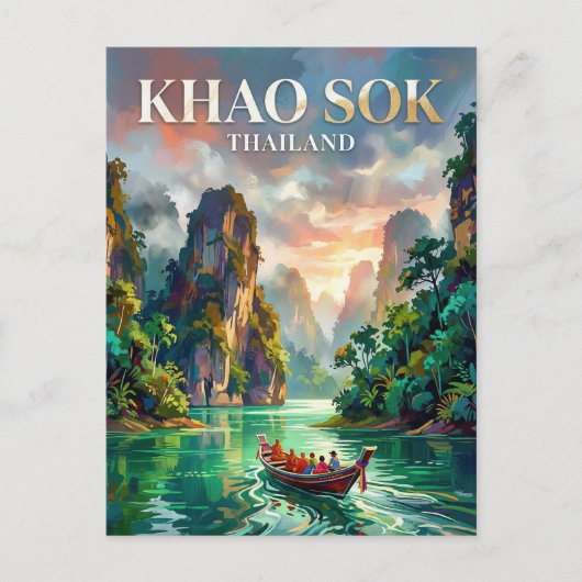 Khao Sok National Park Thailand ポストカード (正面)