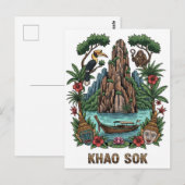Khao Sok National Park Thailand ポストカード (正面/裏面)