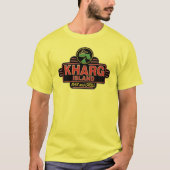 Kharg Island Bar and Grill Iran Yellow T-Shirt Tシャツ (正面)