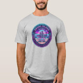 Kharg Island Homes Iran Vaporwave Gray T-Shirt Tシャツ (正面)