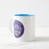 Kharg Island Homes Iran Vaporwave Mug ツートーンマグカップ (正面左)
