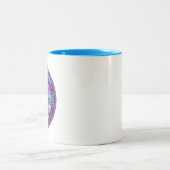 Kharg Island Homes Iran Vaporwave Mug ツートーンマグカップ (中央)