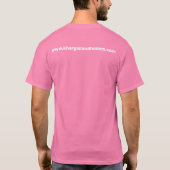 Kharg Island Homes Iran Vaporwave Pink T-Shirt Tシャツ (裏面)