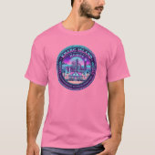Kharg Island Homes Iran Vaporwave Pink T-Shirt Tシャツ (正面)