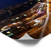 Kharkov, Ukraine Nighttime City Light ポスター (角)