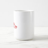 Khatu Shyam Ji 三つ矢 Om デザイン コーヒーマグカップ (中央)
