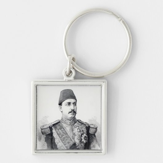 Khedive Tawfigのポートレート キーホルダー (正面)