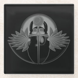 Kherpiライジングサンの神、スカラブト。 ガラスコースター