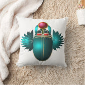 Kherpiライジングサンの神、スカラブト。 クッション (ブランケット)