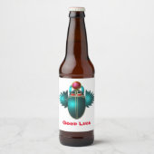 Kherpiライジングサンの神、スカラブト。 ビールラベル (正面)