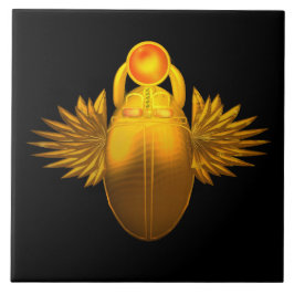 Kherpi古代エジプトの日の昇る神 タイル