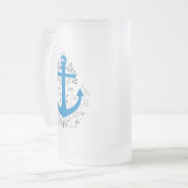 KHHのいかりによって曇らされるマグ フロストグラスビールジョッキ (正面左)