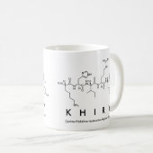 Khiryペプチド名mug コーヒーマグカップ (正面右)