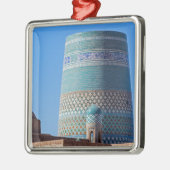 Khiva,ウズベキスタン – イスラームKhodja Minaret メタルオーナメント (左)