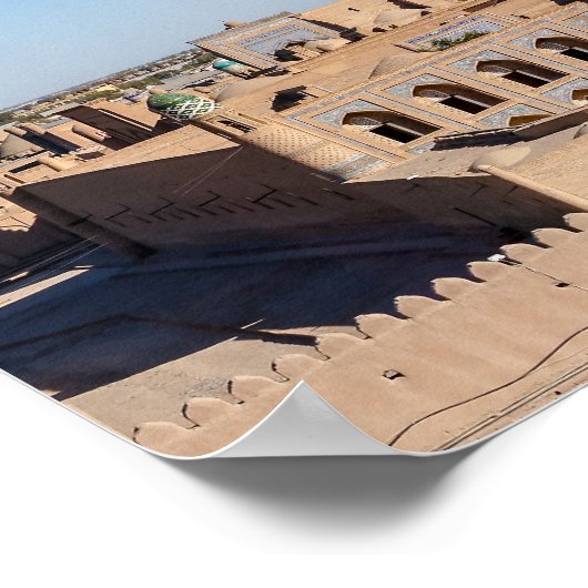 Khiva – ウズベキスタン ポスター (角)