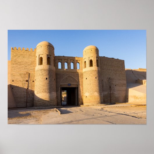 Khiva – ウズベキスタン ポスター (正面)