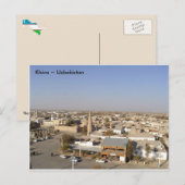 Khiva,ウズベキスタン ポストカード (正面/裏面)