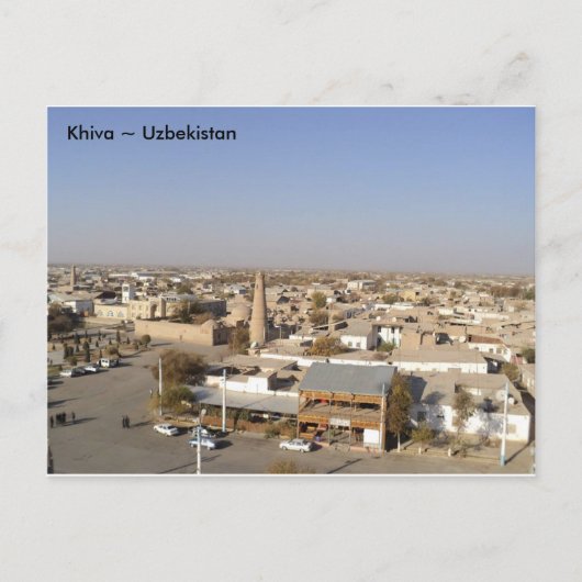 Khiva,ウズベキスタン ポストカード (正面)