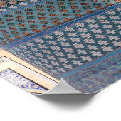 Khiva,ウズベキスタン – 未完のカルタマイナーミナレット ポスター (角)