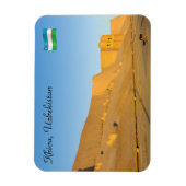 Khiva City Wall - Uzbekistan マグネット (縦)