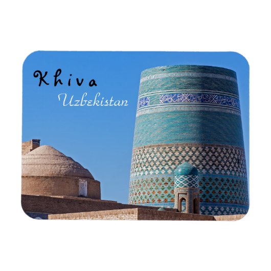 Khiva, Uzbekistan - Islam Khodja Minaret マグネット (横)