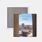 Khiva, Uzbekistan - Kalta Minor Minaret マグネット (正面/裏面)