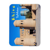 Khiva, Uzbekistan - Twin-turreted Gate マグネット (縦)
