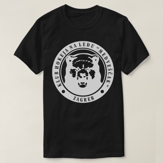 KHLメドヴェークザグレブ1 Tシャツ (デザイン正面)