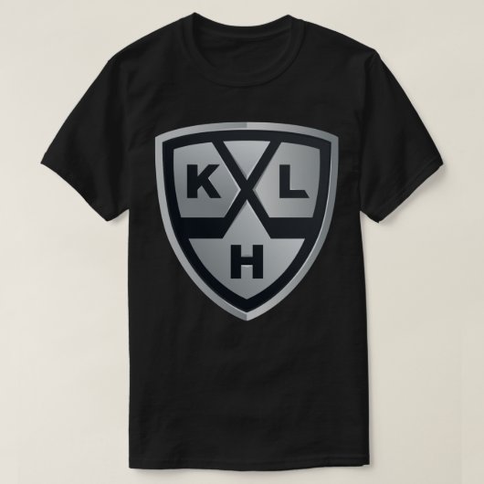 KHLロゴシールドホッケーエッセンシャルTシャツ Tシャツ (デザイン正面)