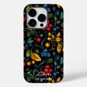 Khokhlomaモダンフローラの色のはっきりしたツイスト Case-Mate iPhoneケース (裏面)