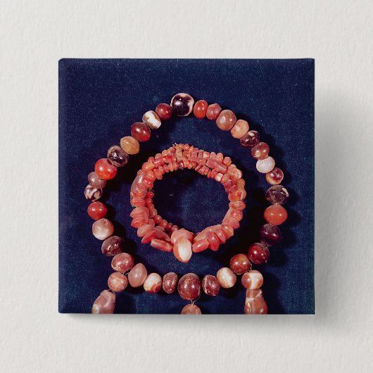 Khorsabad、イラクからの宝石類 缶バッジ (正面)