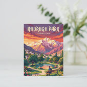 Khorugh Park Tajikistan ポストカード (スタンド正面)
