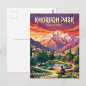 Khorugh Park Tajikistan ポストカード (正面/裏面)