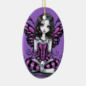 "Khristyn"のピンクのプリンセスの妖精の芸術のオーナメント セラミックオーナメント (右)