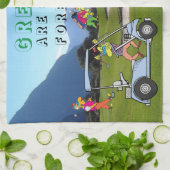 KHSゴルフグリーンはキッチンタオルの前に良い キッチンタオル (折り畳み)